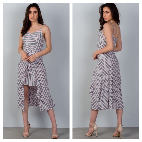 🌺😍 Asymmetrical front midi Dress!! 😍 - Picture 3 of 7